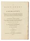 Appraisal: NICHOLSON WILLIAM A Dictionary of Chemistry engraved plates viii -