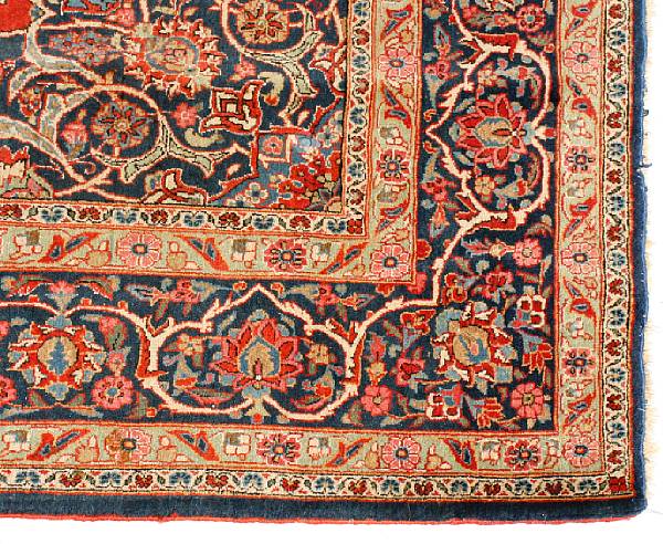 Appraisal: A Kashan carpet size approximately ft x ft