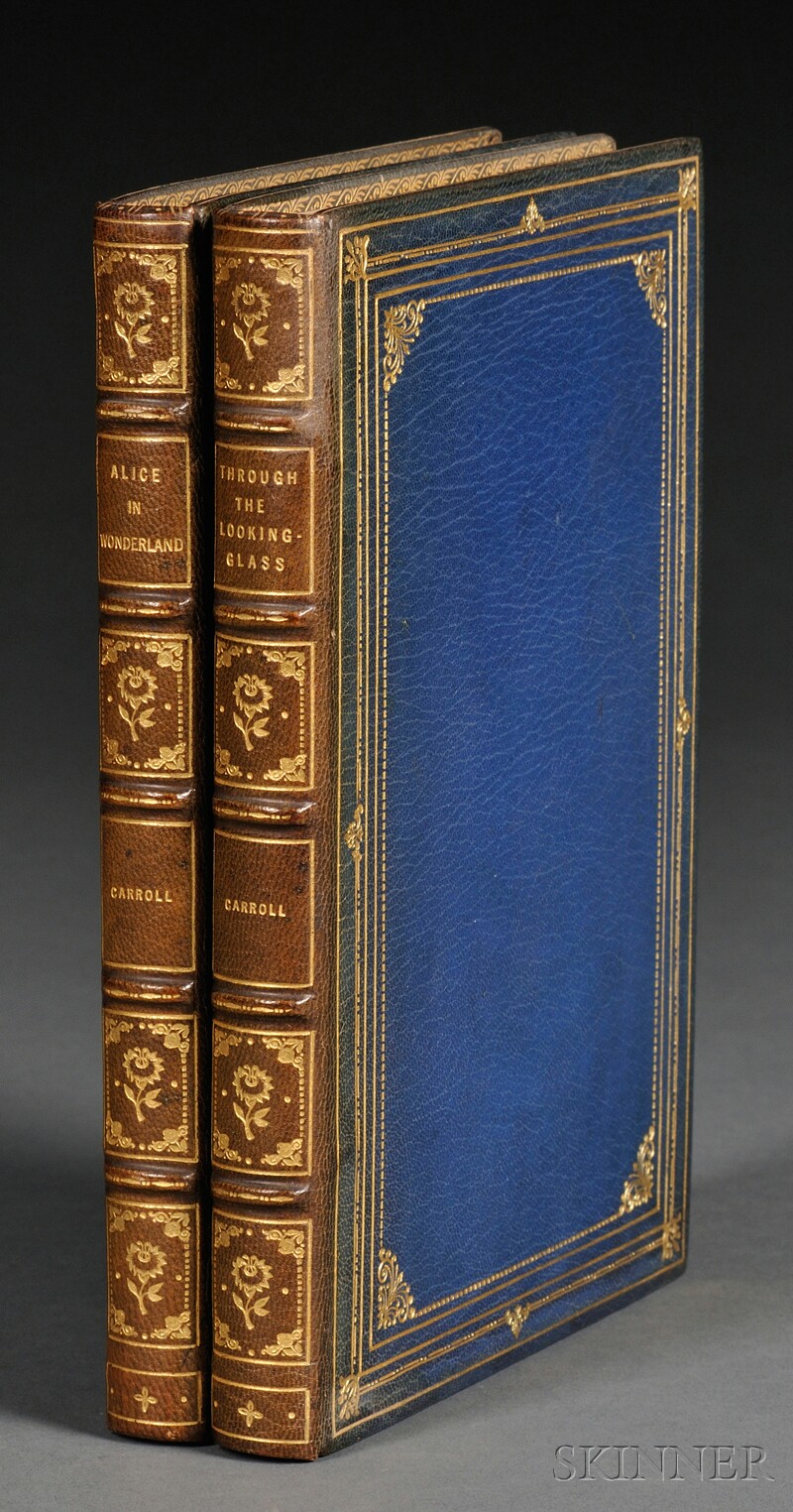 Appraisal: Decorative Bindings Dodgson Charles Lutwidge - Two uniformly bound titles