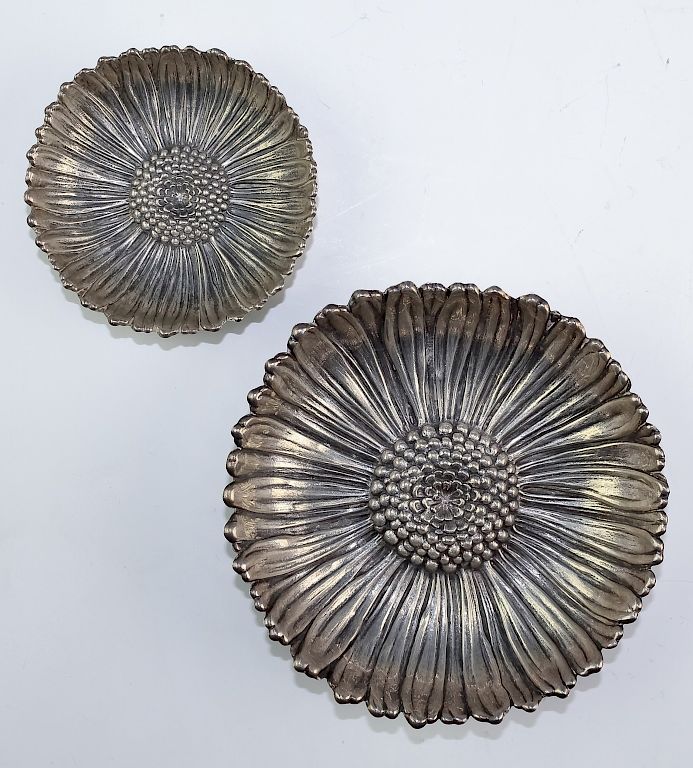 Appraisal: Buccellati Italian Sterling Silver Floral Bowl Lot of Buccellati Italian