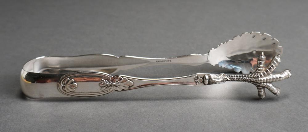 Appraisal: Bailey Co Coin Silver Serving Tongs ozt