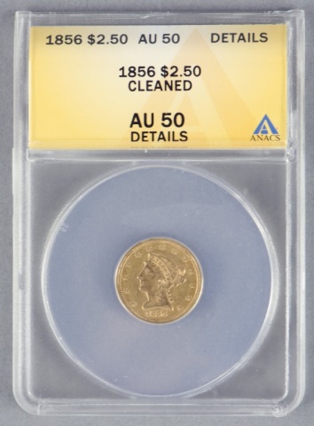 Appraisal: Liberty Gold CoinCertified and graded Au details cleaned by ANACS