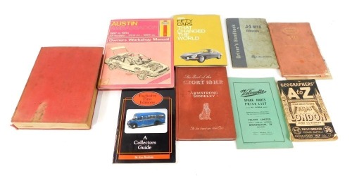 Appraisal: A group of car related books to include Austin Ambassador