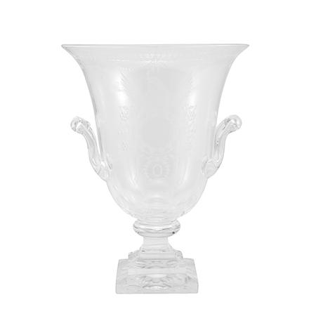 Appraisal: Steuben Strawberry Mansion Etched Glass Presentational Urn Estimate -