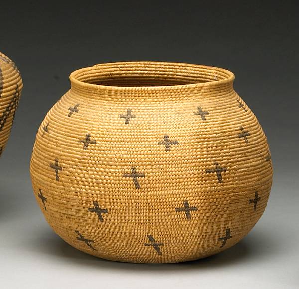 Appraisal: A Chemehuevi olla The large vessel with staggered rows of