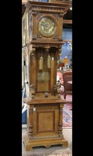 Appraisal: Dutch tall case clock Dutch tall case clock having a