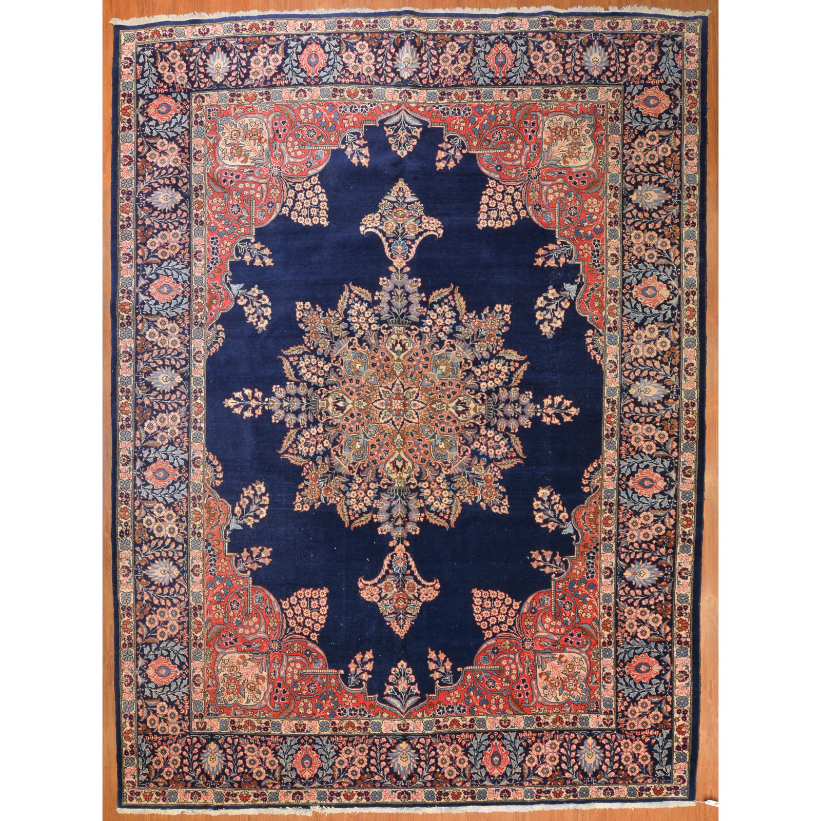 Appraisal: SEMI ANTIQUE KASHAN CARPET PERSIA X Second quarter- th century