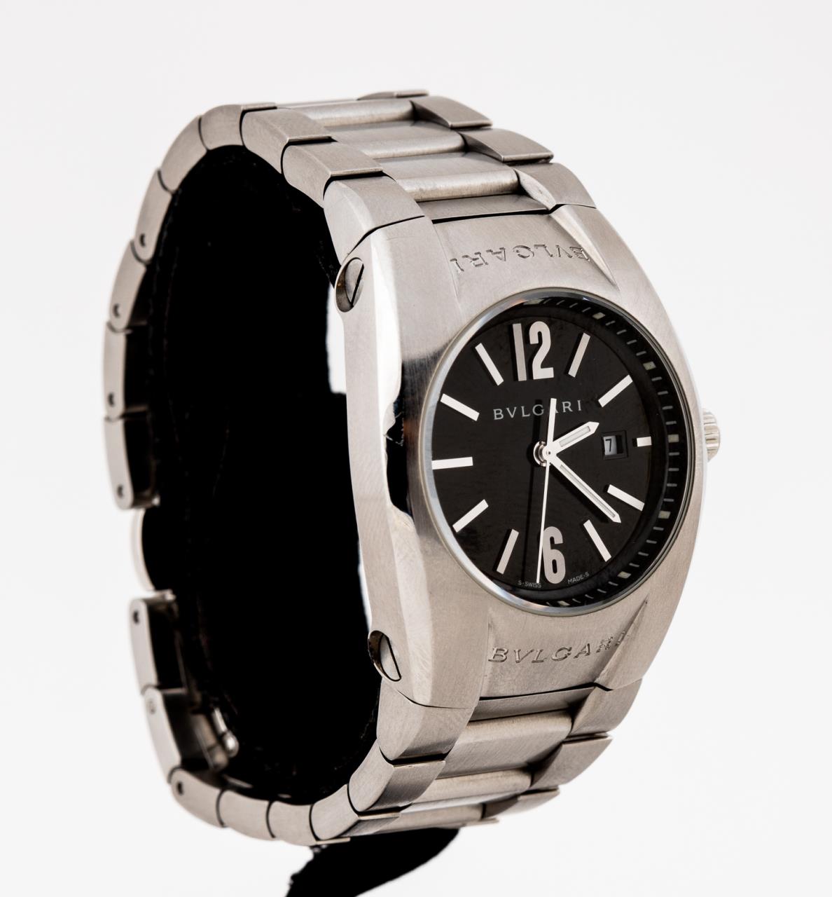 Appraisal: LADIES' BVLGARI STAINLESS STEEL ERGON S WATCH Bvlgari stainless steel