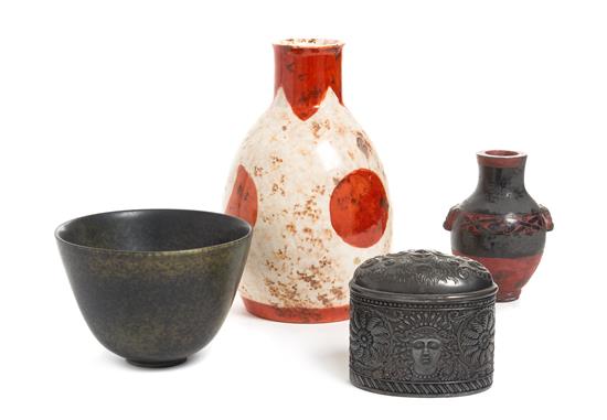 Appraisal: Sale Lot A Group of Four Japanese Decorative Articles comprising