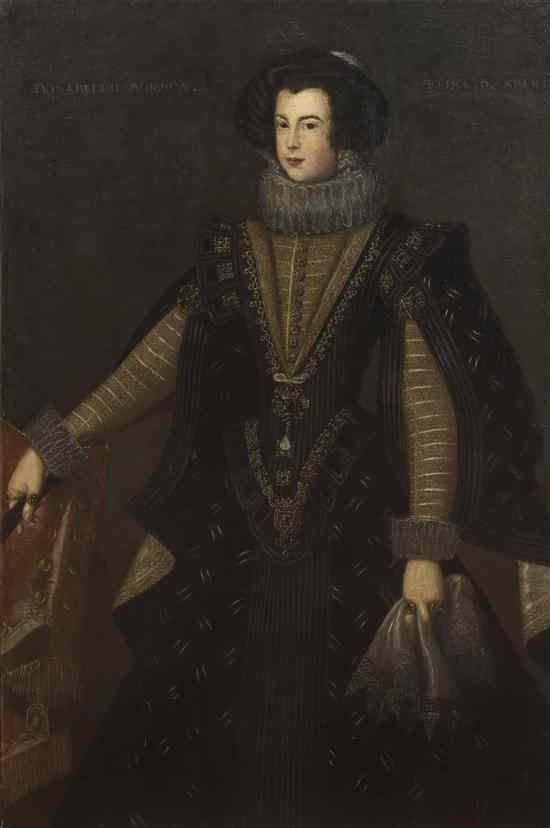 Appraisal: Attributed to Bartolome Gonzalez Spanish - Portrait of Isabella Bourbon