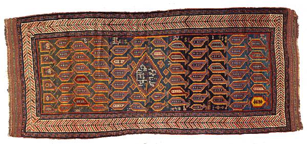 Appraisal: A Qashq'ai runner Southwest Persia circa size approximately ft in