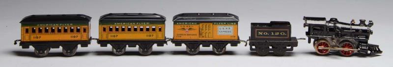 Appraisal: Includes No - - wind-up locomotive is complete and all