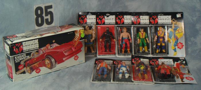 Appraisal: Chuck Norris figure lot made by Kenner set of all