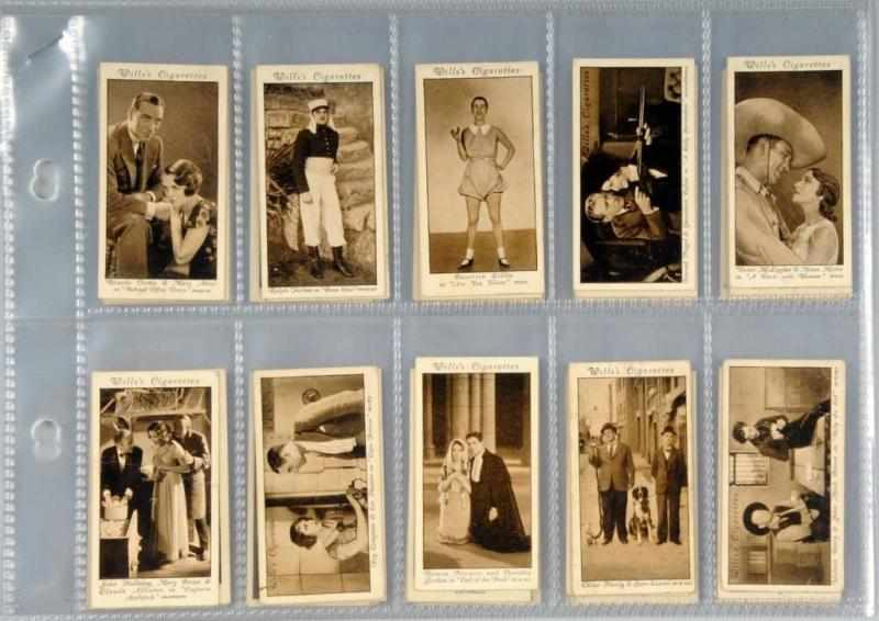 Appraisal: Lot of Movie Star Tobacco Card Sets Description This lot