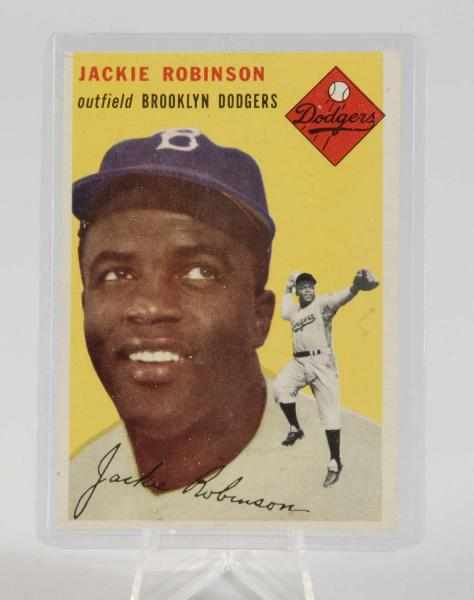 Appraisal: Topps Jackie Robinson Baseball Card Description No in a series