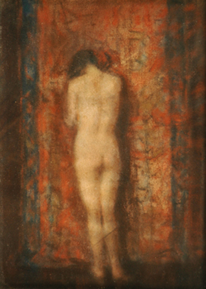 Appraisal: Dora Wilson - Standing Nude pastel unsigned x cm