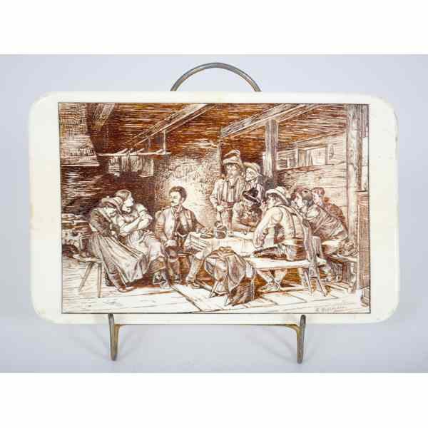 Appraisal: After Franz Defregger German - Genre Scene Ink on ivory