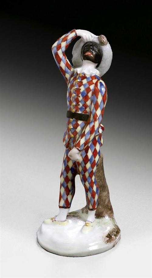 Appraisal: HARLEQUIN IN GREETING AS ALLEGORY OF THE MONTH OF FEBRUARY