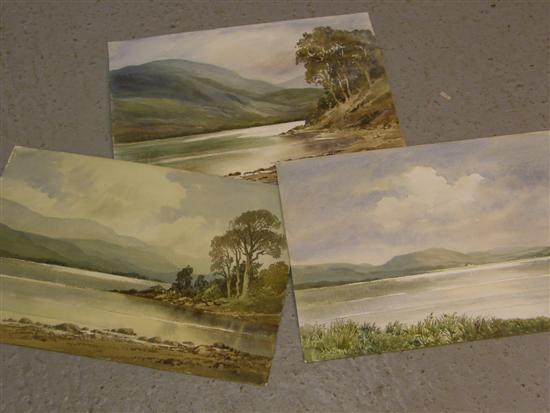 Appraisal: Keith Burtonshaw three watercolours of the Lake District all of