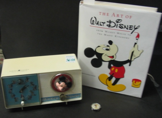 Appraisal: A GROUP OF THREE WALT DISNEY COLLECTIBLES One is a