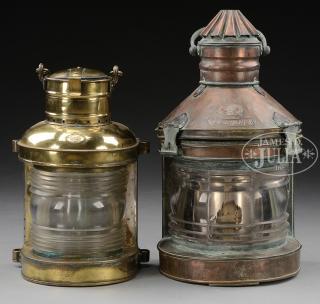 Appraisal: TWO SHIP'S LANTERNS First quarter th century England and New