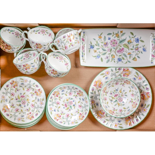 Appraisal: A Minton Haddon Hall pattern tea service printed mark More