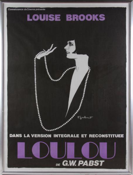 Appraisal: Louise Brooks Lou Lou Pandora's Box Poster for late th