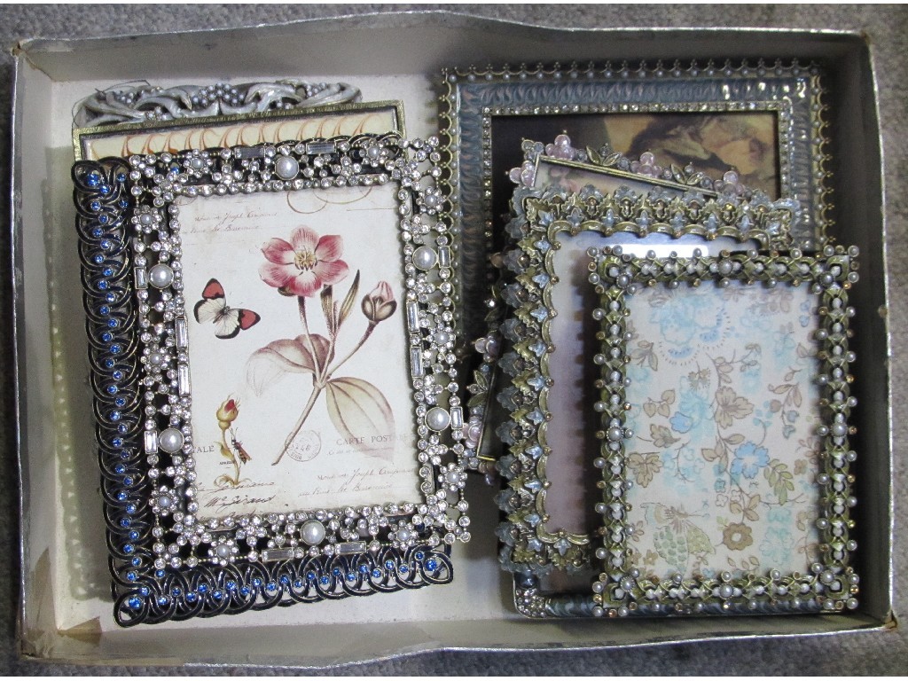 Appraisal: Lot comprising ten portrait miniature frames