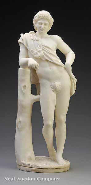 Appraisal: A Continental Marble Figure of Apollo Victorious late th early