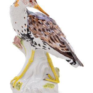 Appraisal: A Meissen Porcelain Bird Figure th Century bearing crossed swords