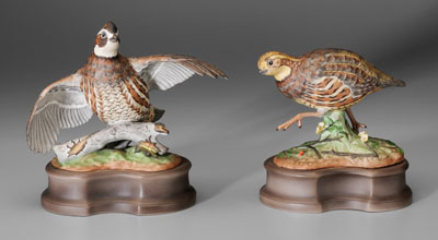 Appraisal: Two Boehm porcelain bird figurin