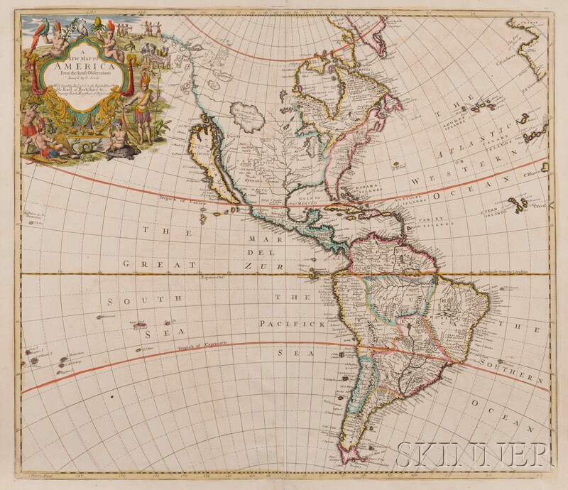 Appraisal: Maps and Charts Western Hemisphere Senex John d A New