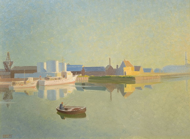 Appraisal: Morgan Rendle British - Sunset Aldrington Basin in Sussex signed