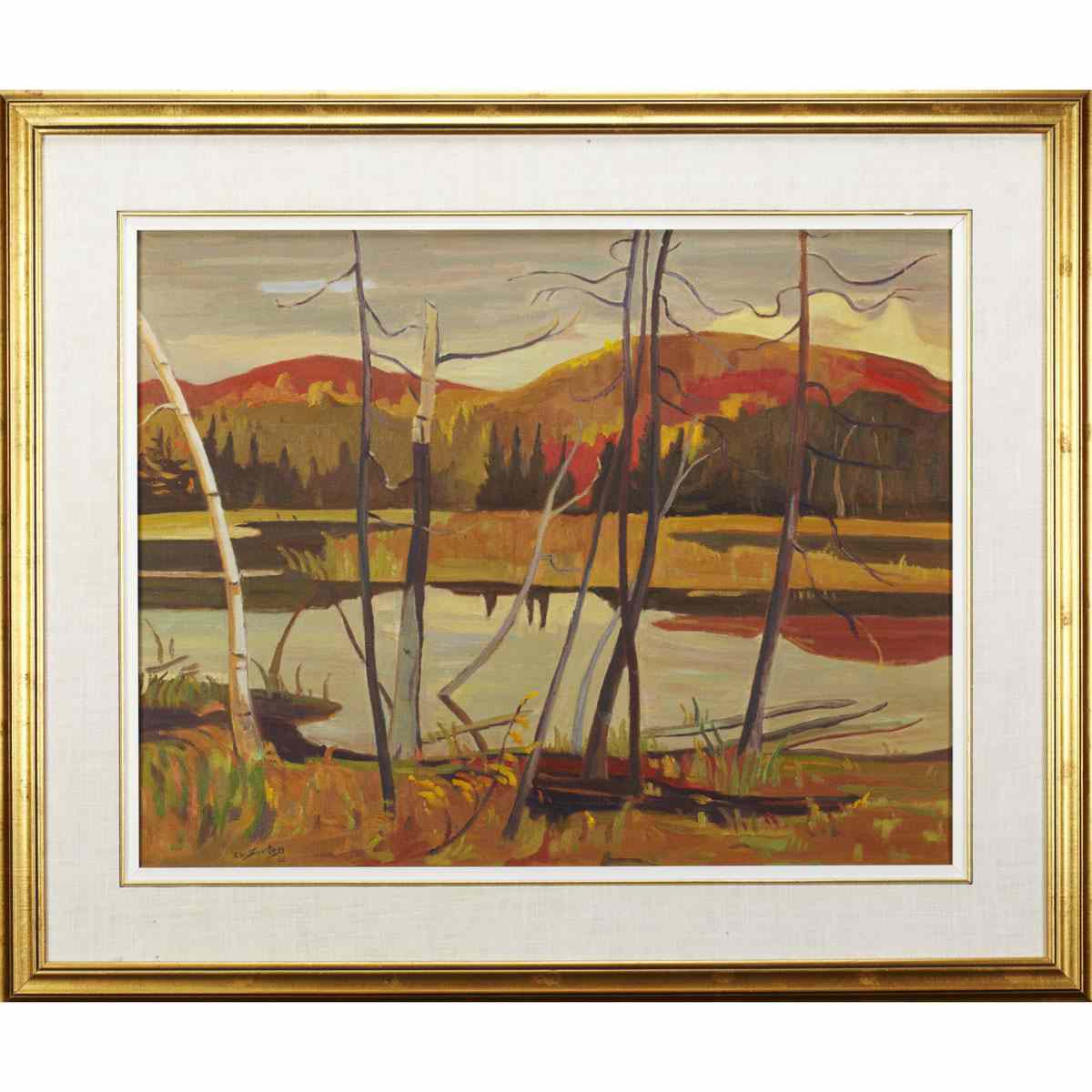 Appraisal: RALPH WALLACE BURTON SMALL LAKE ST FOYMOUNT ONT Medium oil