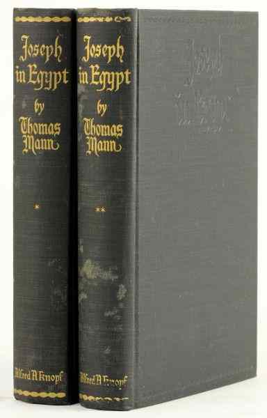 Appraisal: Mann Thomas JOSEPH IN EGYPT New York Alfred A Knopf