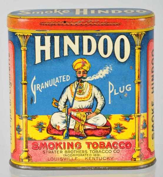 Appraisal: Hindu Pocket Tin Gorgeous overall appearance Strong bright and essentially