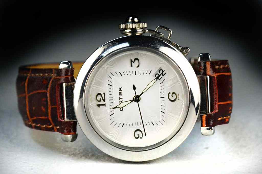 Appraisal: Cartier Pasha Wrist WatchStainless steel case and band fittings the