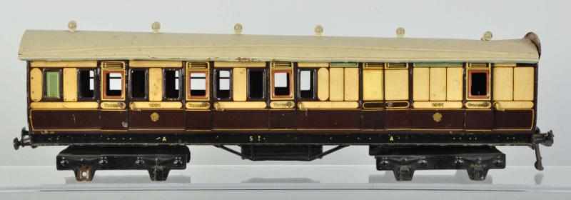 Appraisal: Carette -Gauge No Passenger Train Car German Missing eight wheels