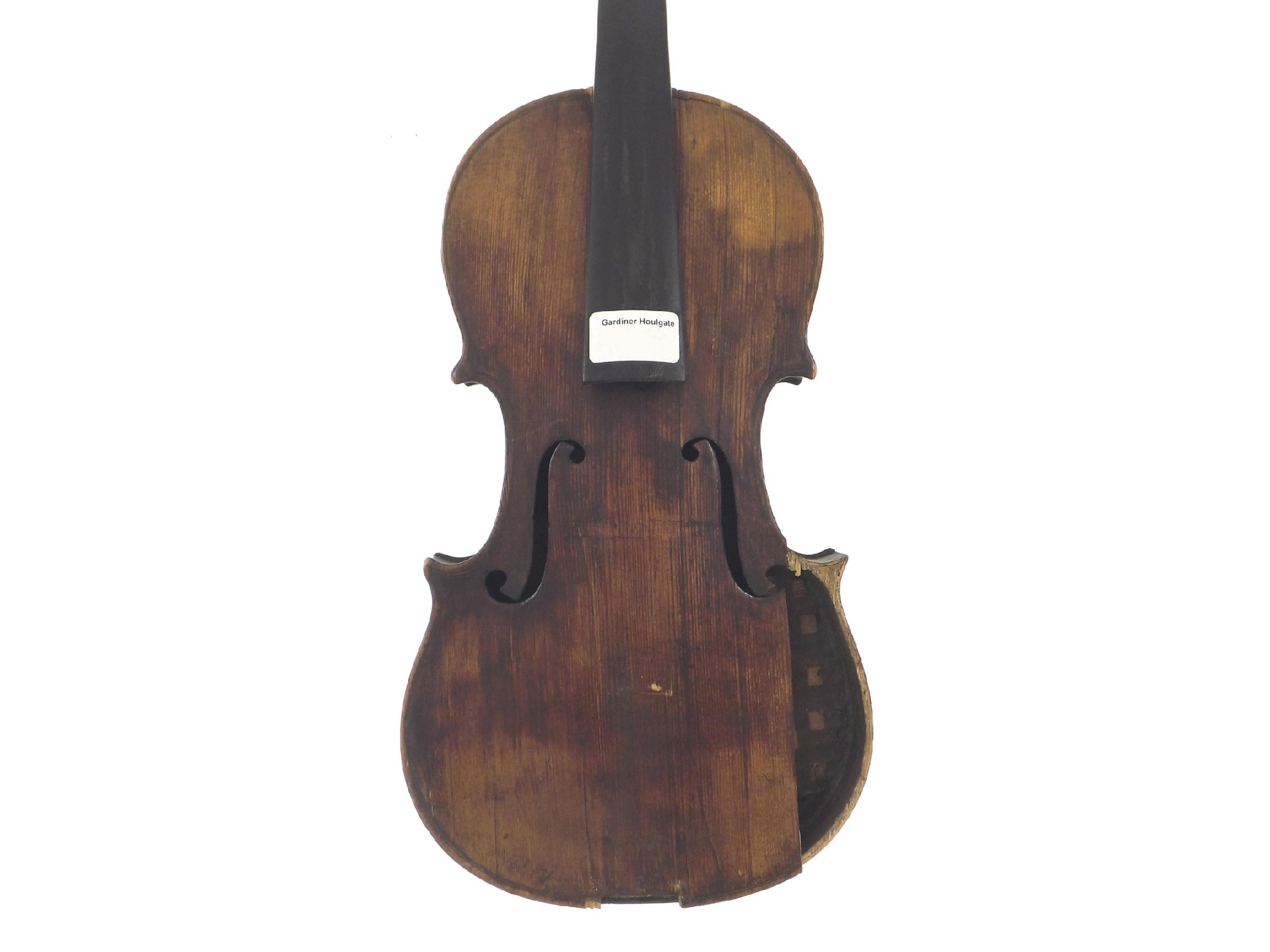 Appraisal: French violin labelled Gand probably by Didier Nicolas L'Aine and