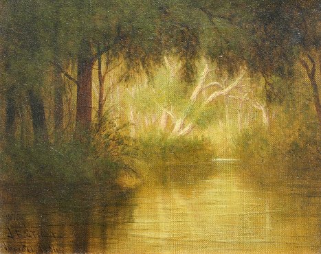 Appraisal: STUART James Everett American - ''A Woodland Lake Michigan ''