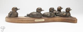 Appraisal: Gerald Balciar ''Puddle Patrol'' five ducklings signed dated numbered and