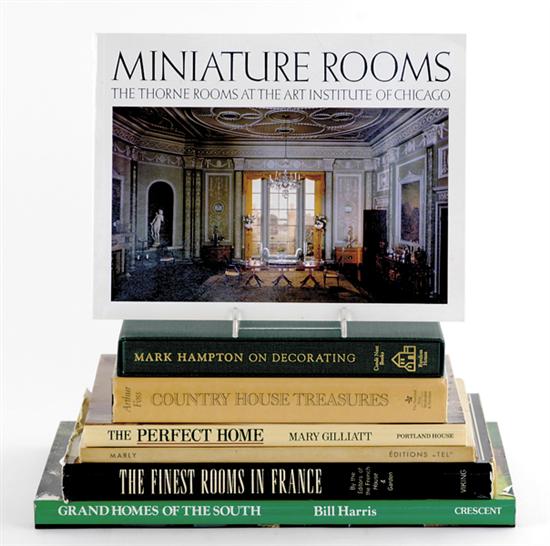 Appraisal: Books Decorating and fine homes Boyer Bruce Hatton et al