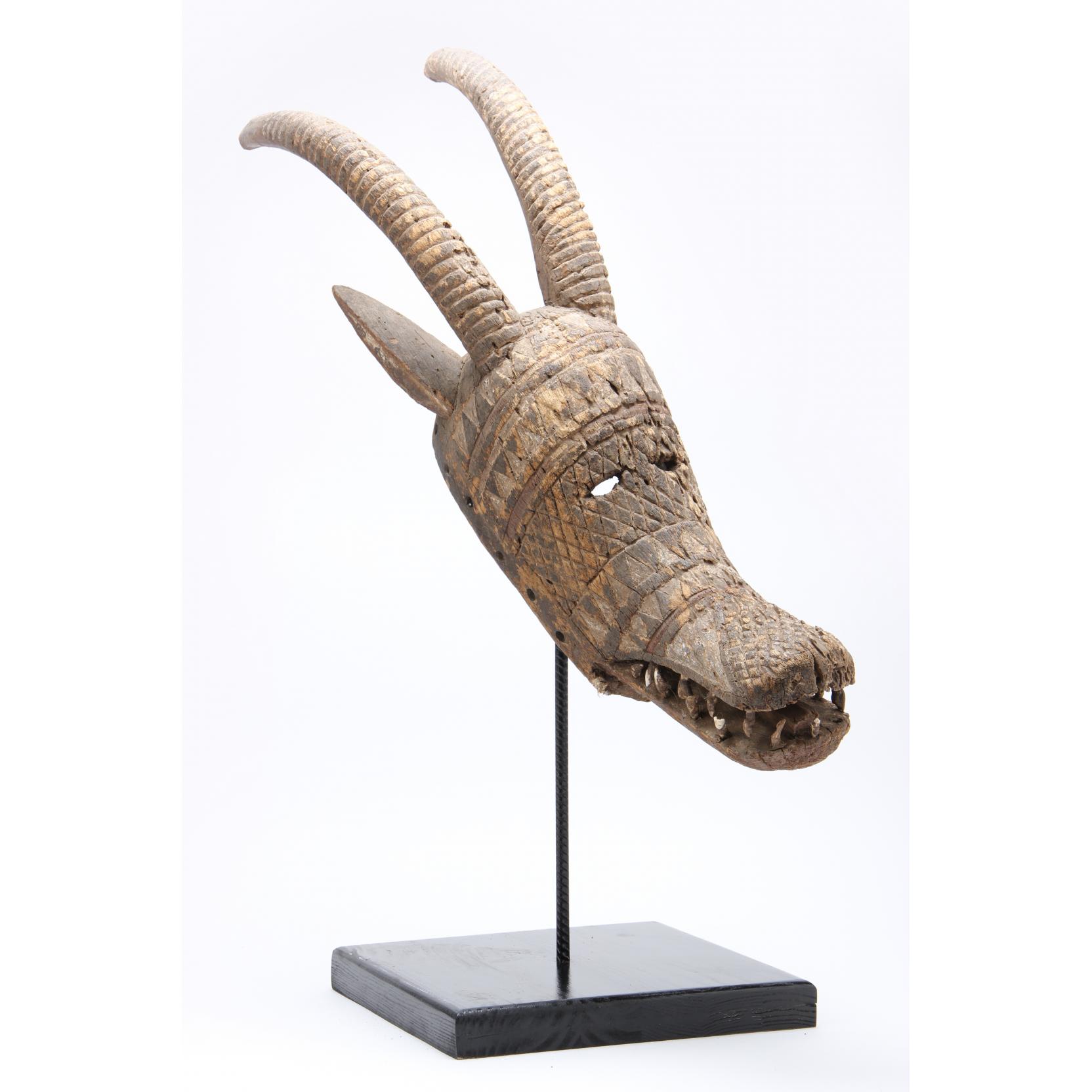 Appraisal: West African Antelope Mask Bobo culture Burkina Faso carved wood