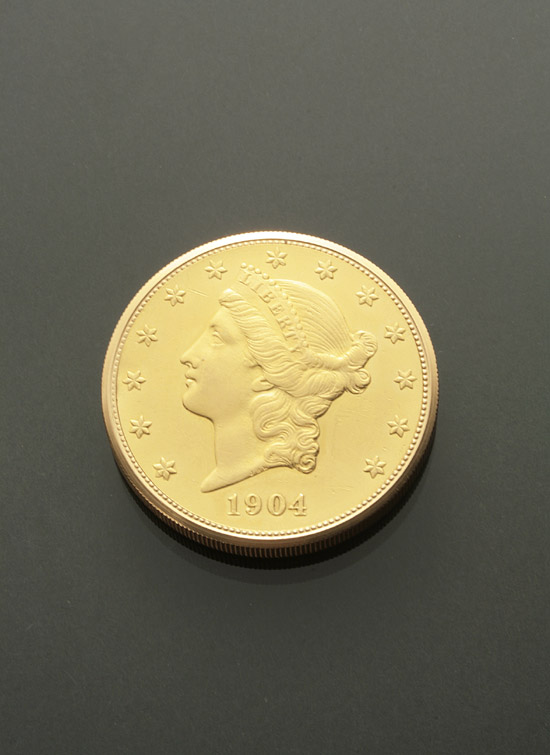 Appraisal: U S Double-Eagle Twenty-Dollar Gold Coin Dated S