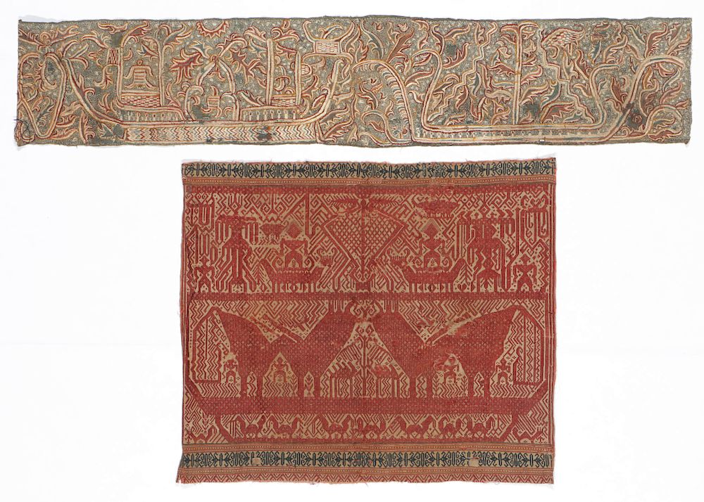 Appraisal: Lampung Sumatra Textiles Textiles from Lampung Sumatra a tampan shipcloth