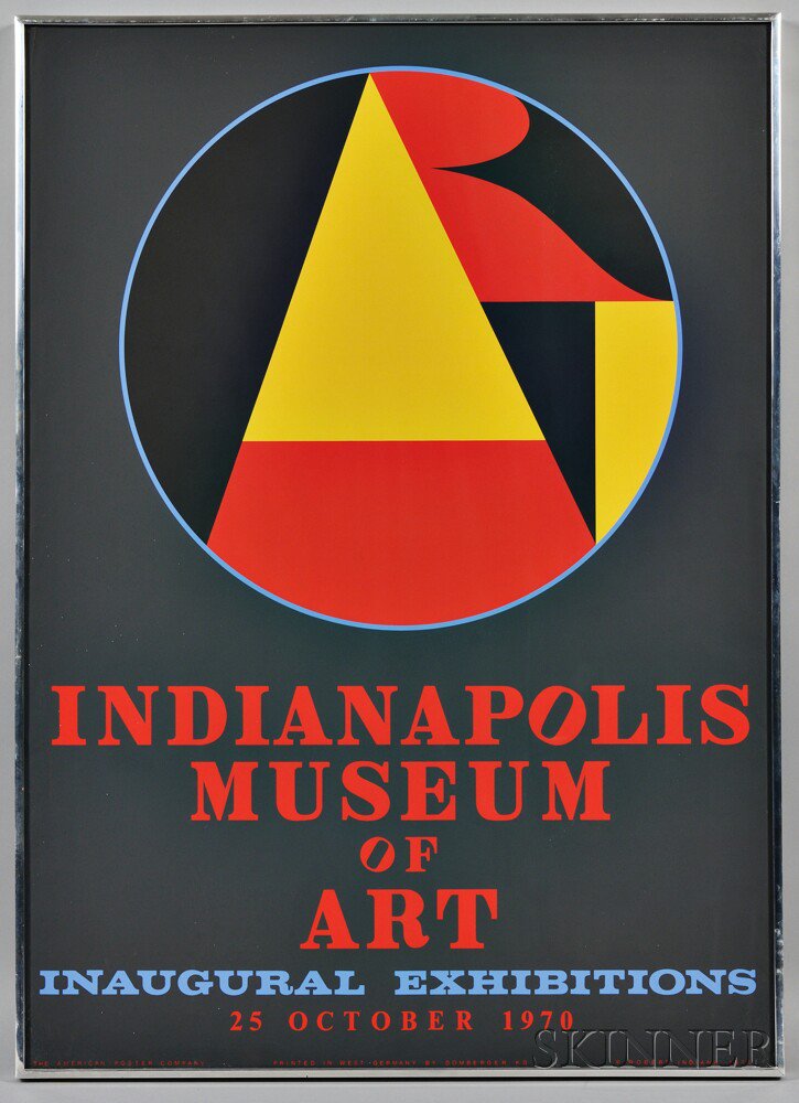 Appraisal: Robert Indiana American b Indianapolis Museum of Art Inaugural Exhibitions