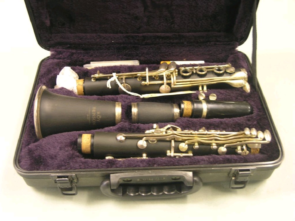 Appraisal: A Roy Benson clarinet in original case