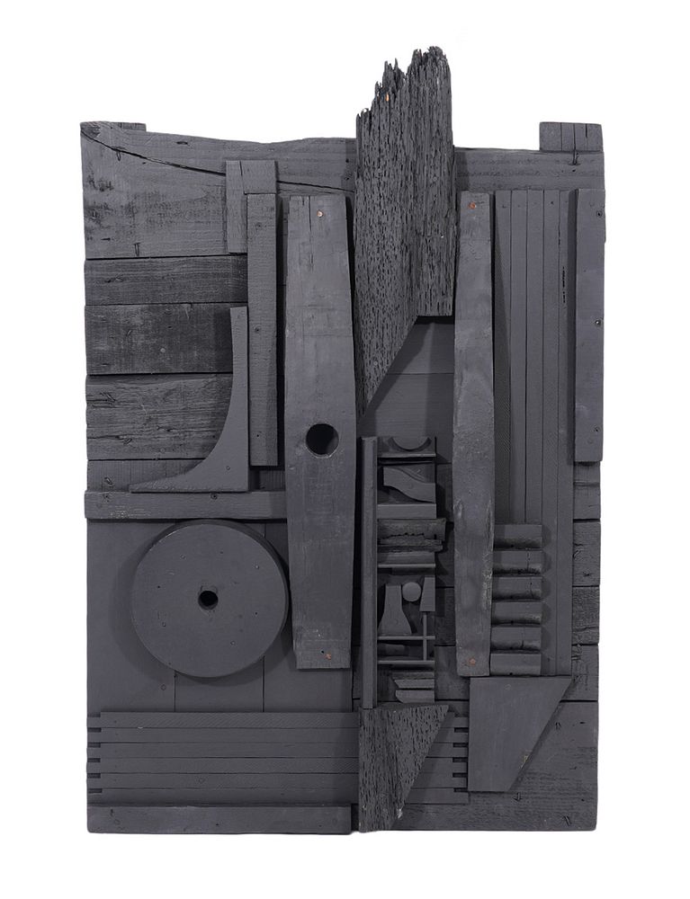 Appraisal: Louise Nevelson 'Sky Gate XXXVI' Sculpture Louise Nevelson Ukraine -