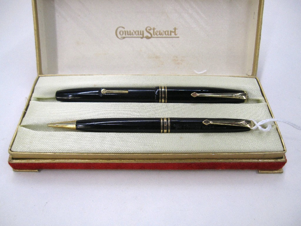 Appraisal: Conway Stewart pen and pencil set