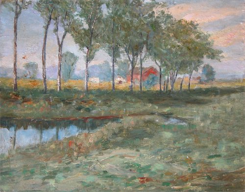 Appraisal: Country Stream Artist Layng George W th th Century American